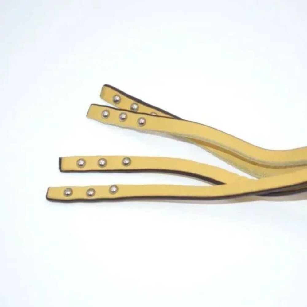 Makowsky Structured Yellow Mustard Soft Leather S… - image 6